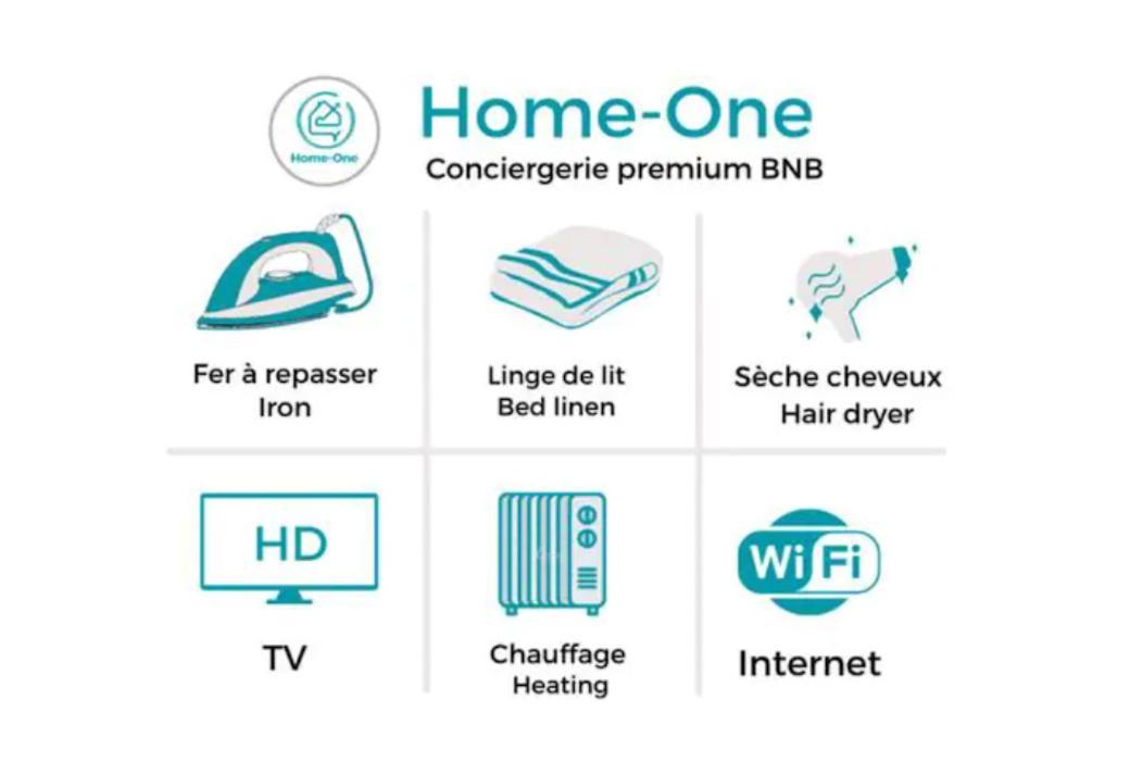 Nouveau - Grande Terrasse - L'Horloge - Calme - Home-One Besancon Luaran gambar